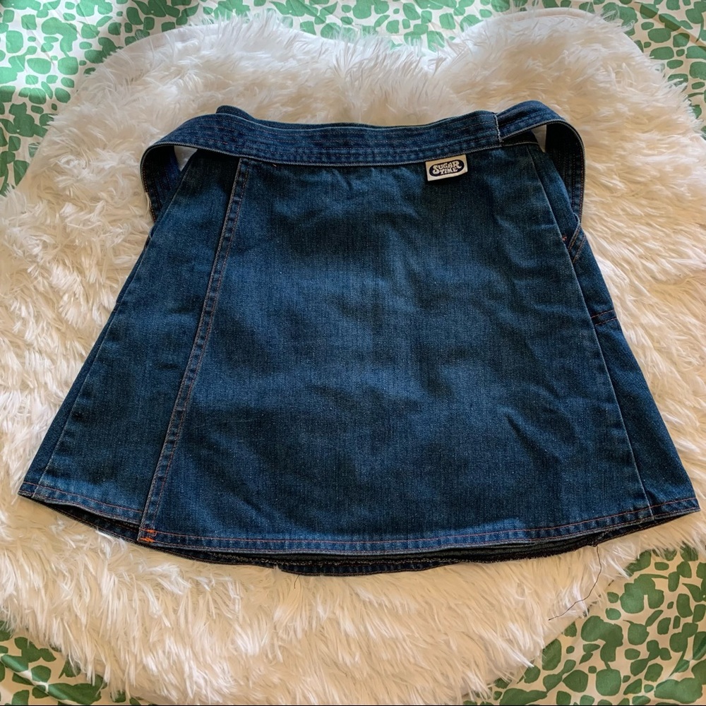 Vintage Sugar Time wrap around tie skirt